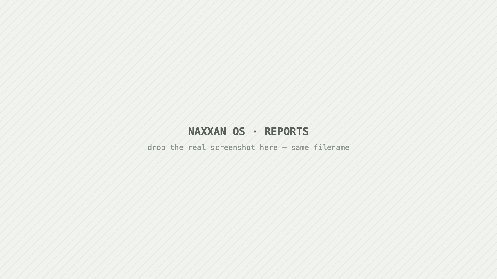 Naxxan Verify External interactive report — finding card with raw evidence and sha256 fingerprint